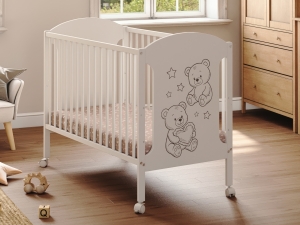 Detská postieľka 60x120 Hugo Nest vyrobená z bukového dreva